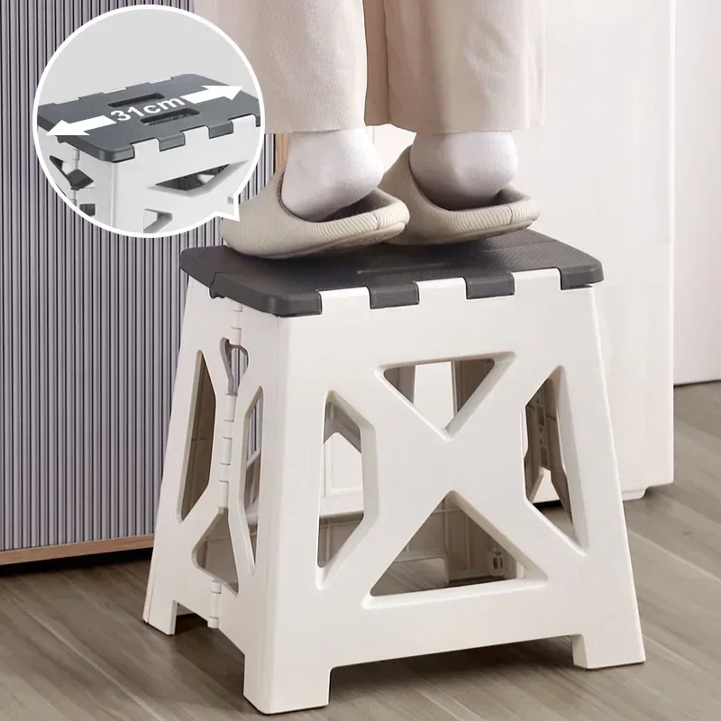 Kids Outdoor Folding Chair - Portable Plastic Folding Stool Outdoor Camping