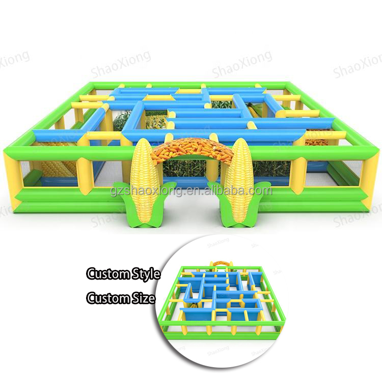 Kids Outdoor Zone - Inflatable Game Outdoor Large Maze Bouncer