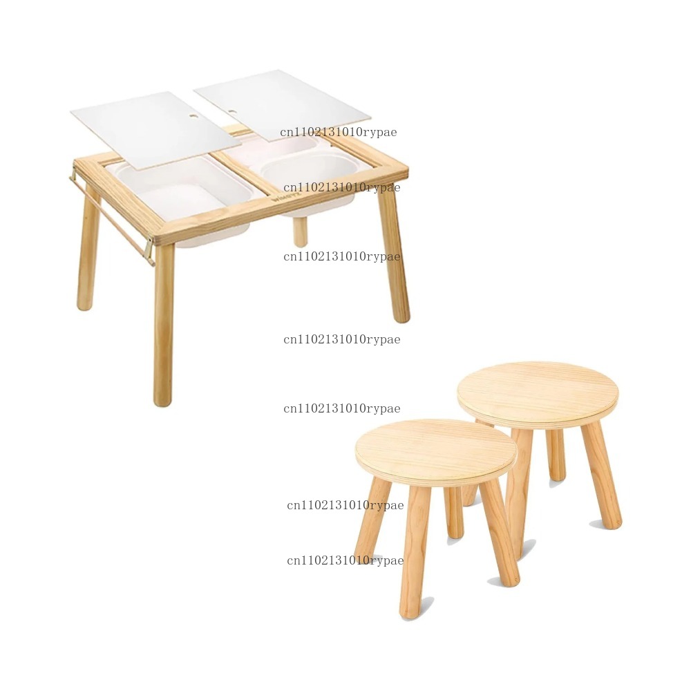 Kids Outdoor Sensory Table - Safety-Features Kids Sensory Table Double-Side Board