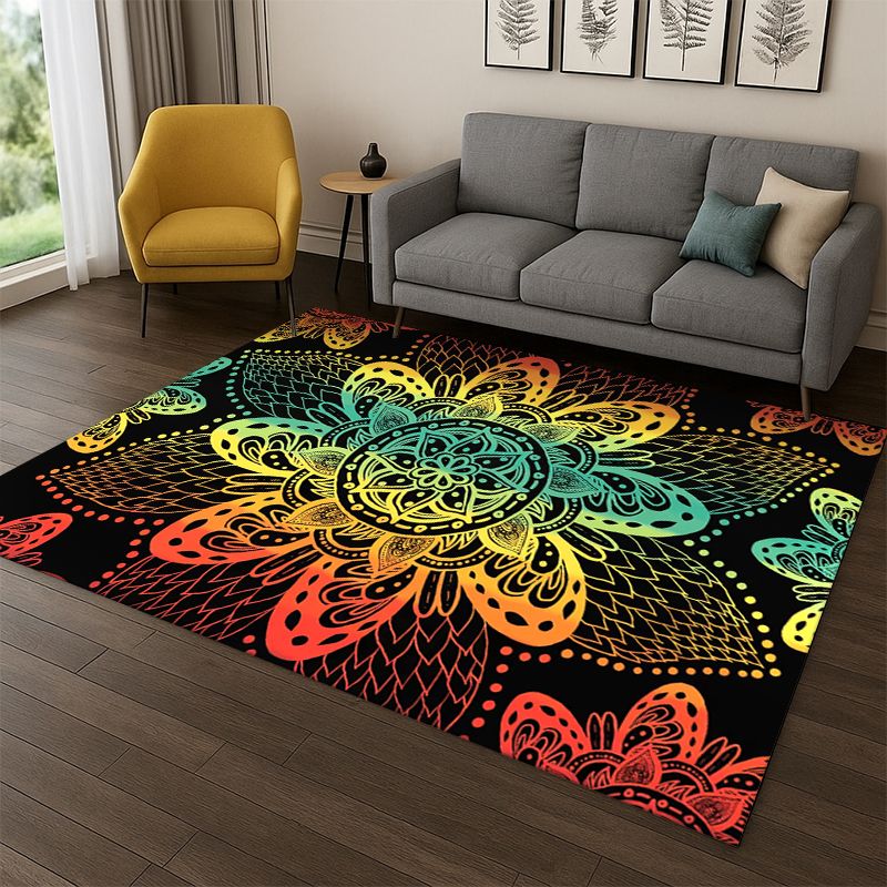 Kids Outdoor Yoga - Bohemia Mandala Magic Flower Yoga Carpet