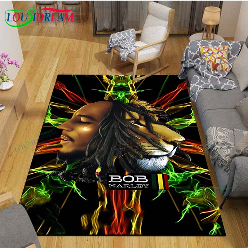 Kids Outdoor Yoga - Pop Singer R-Reggae Bob Marley Printed