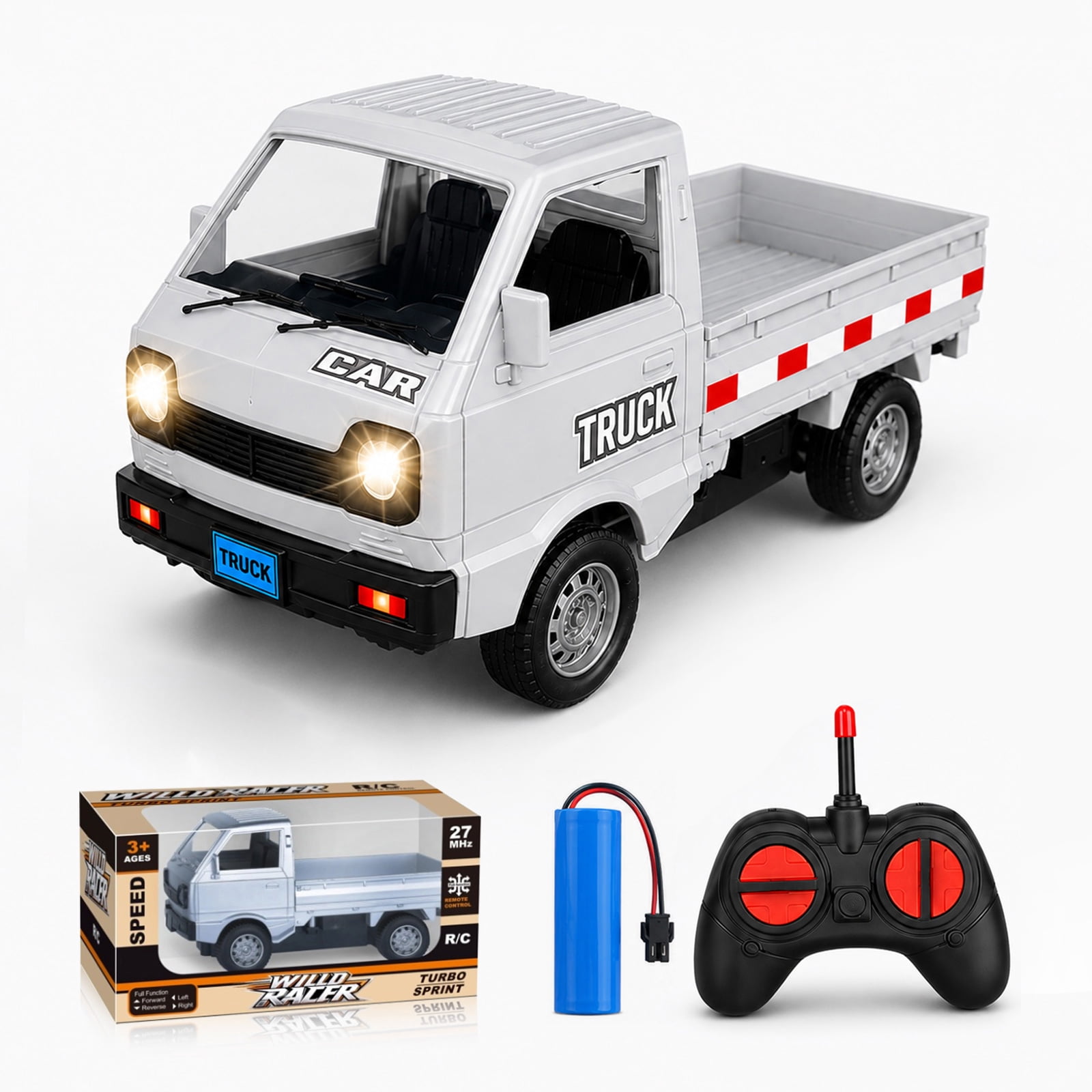 Kids Outdoor Electric Car - RC Pickup Truck Toy Remote Control