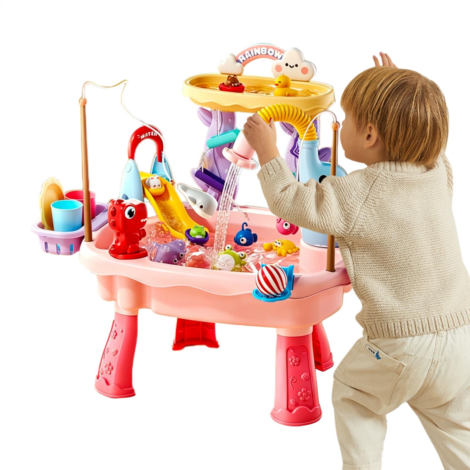Kids Outdoor Sensory Table - Water Activity Table for Kids, Outdoor