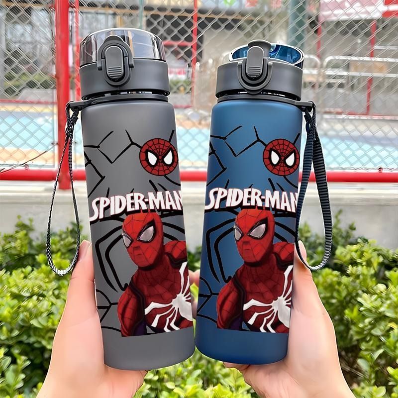 Outdoor Kid Friendly - Marvel Spider Man Drinking Straw Water