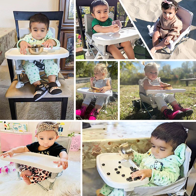 Kids Outdoor Folding Chair - Baby Furniture Supplies Booster Seat Dining