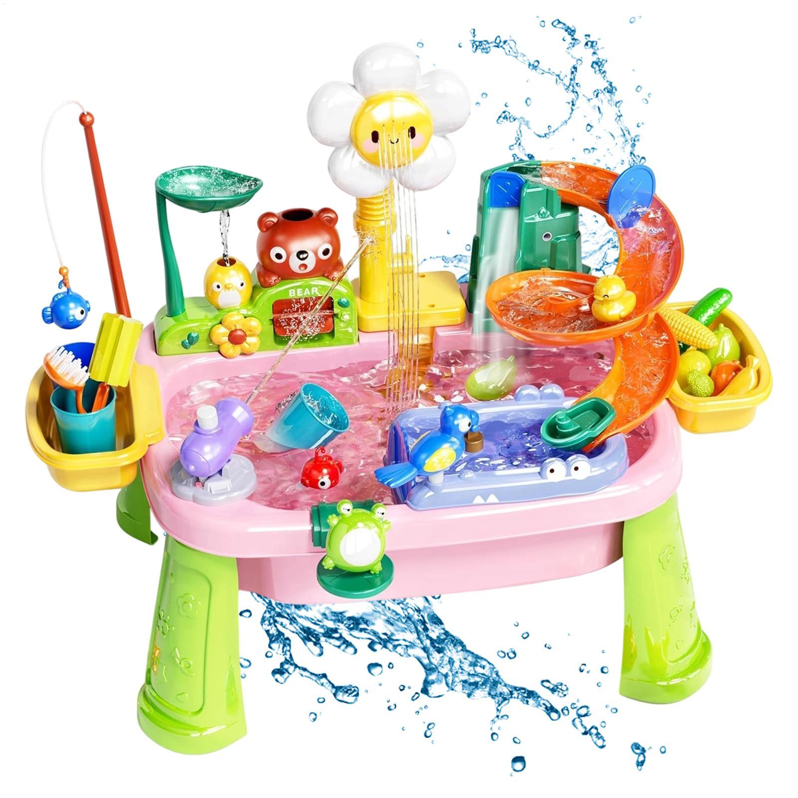 Kids Outdoor Sink - Electric Water Play Table for Kids,
