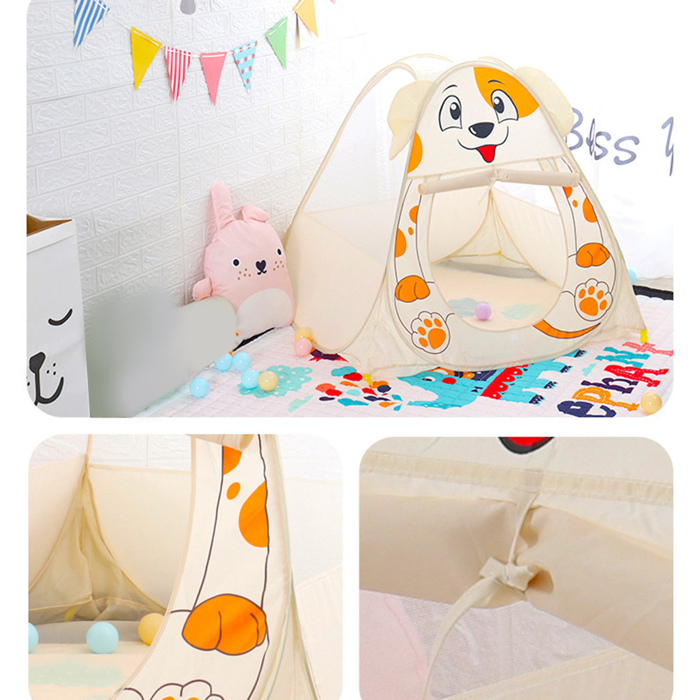 Kids Outdoor Tent - Children Play Tent Dog Shape Foldable