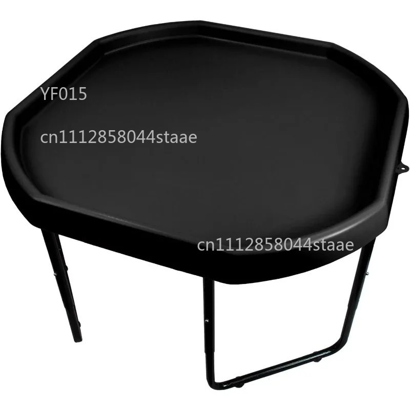 Kids Outdoor Sensory Table - Adjustable Height Plastic Octagon Activity Tray