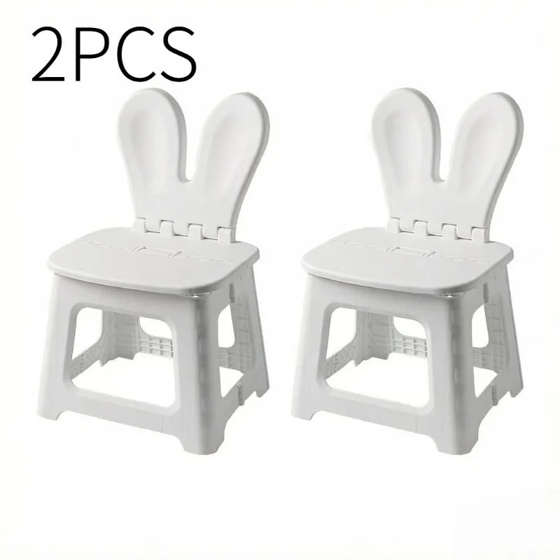 2PCS Thickened Rabbit Cartoon  - Kids Outdoor Folding Chair review and price