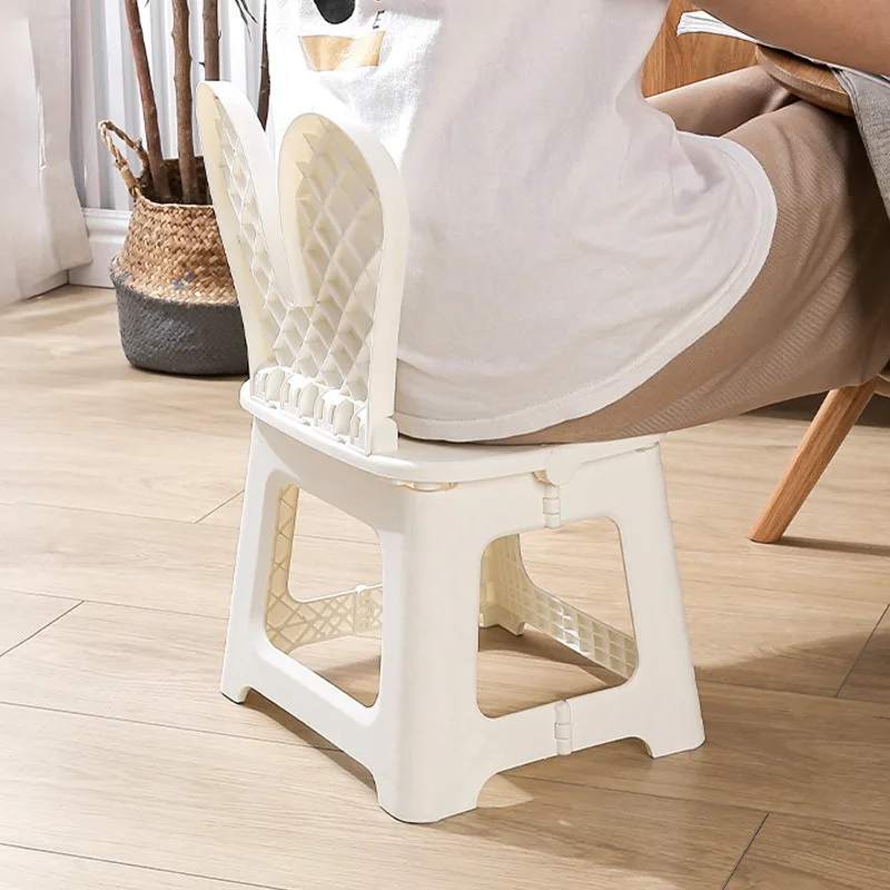 2PCS Thickened Rabbit Cartoon  - Kids Outdoor Folding Chair review and price