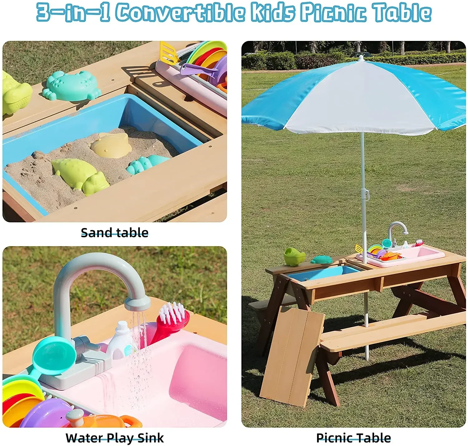 #Kids Picnic Table Outdoor Pat - Kids Outdoor Sink review and price