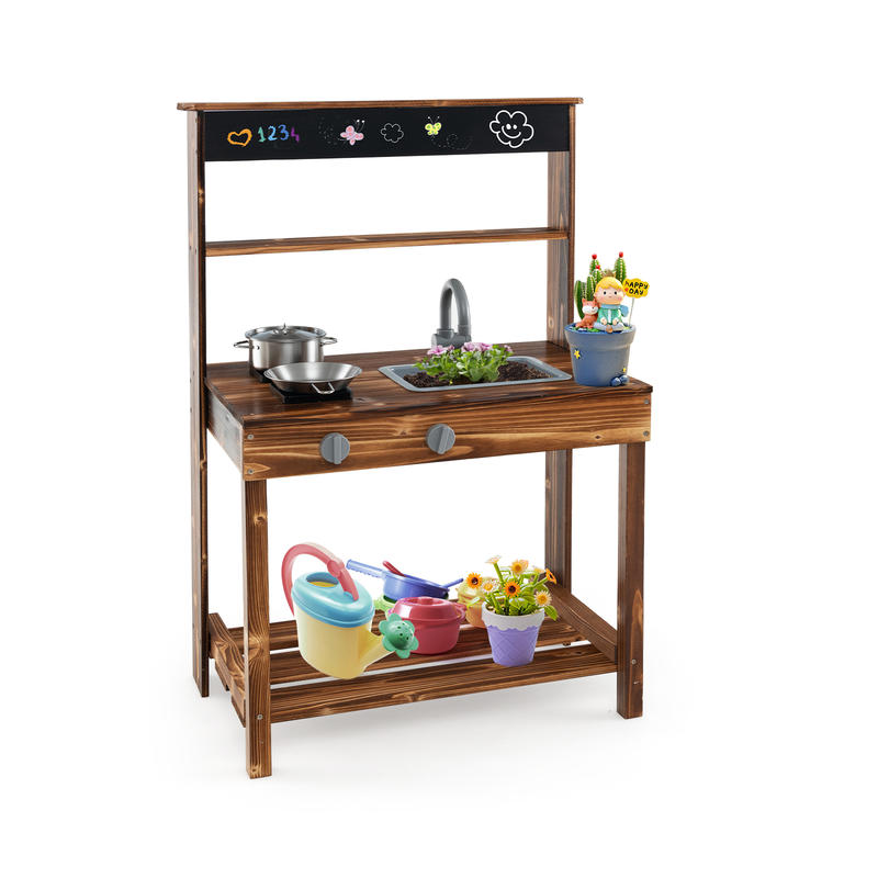 Outdoor Mud Kitchen for Kids w - Kids Outdoor Sink review and price