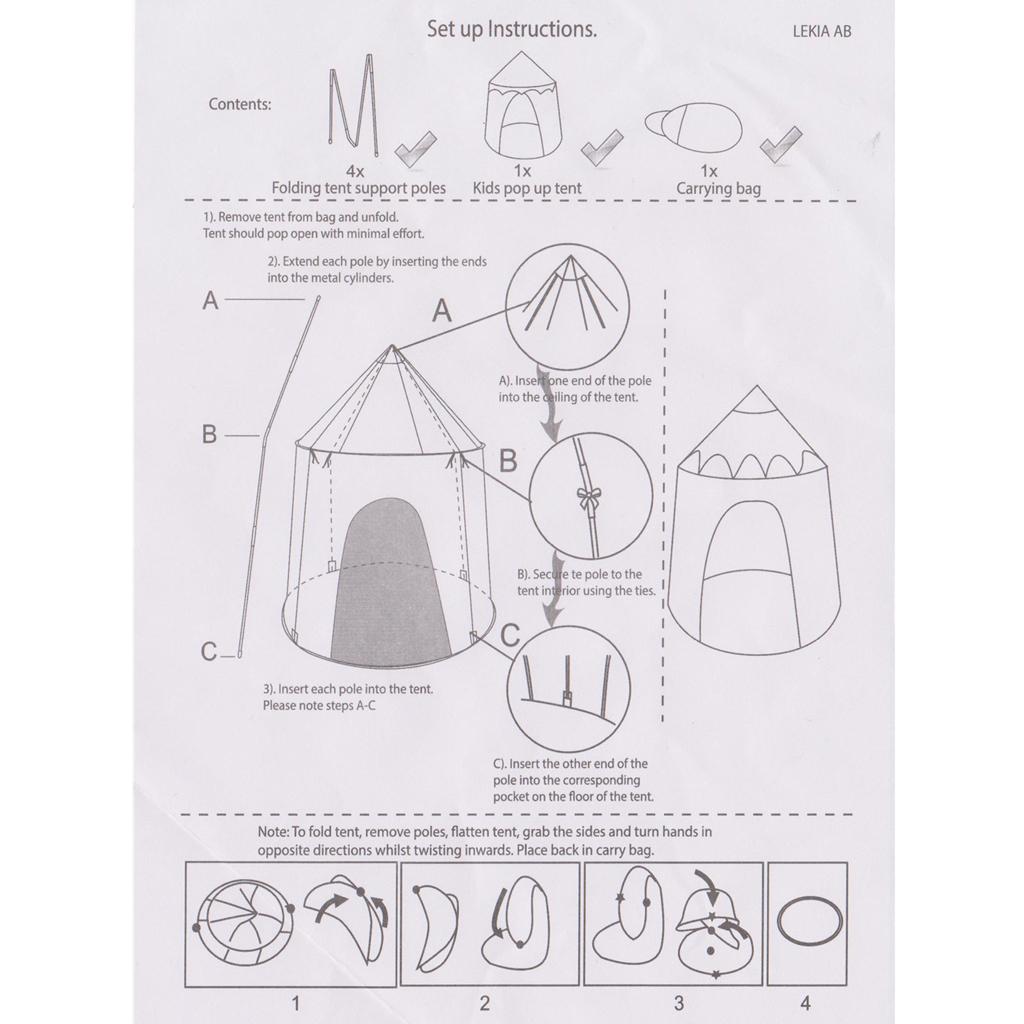 Kids Tent Toy Pop Up Castle Pl - Kids Outdoor Tent review and price