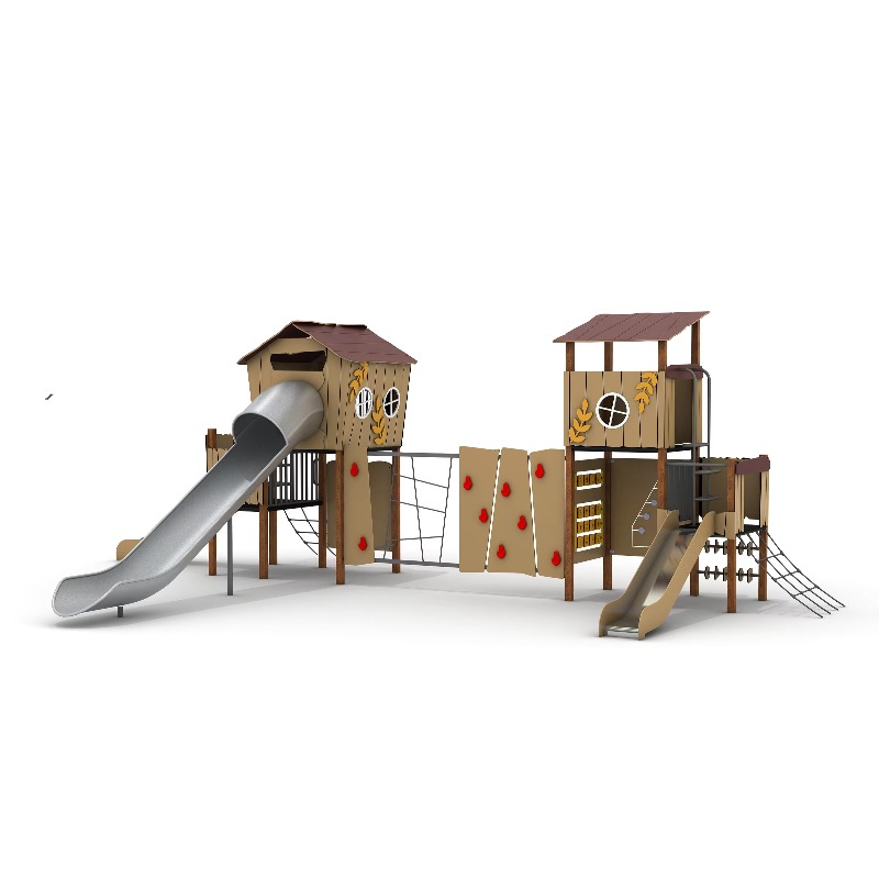 Wooden Outdoor Playground Set  - Kids Outdoor Climbing Structure review and price