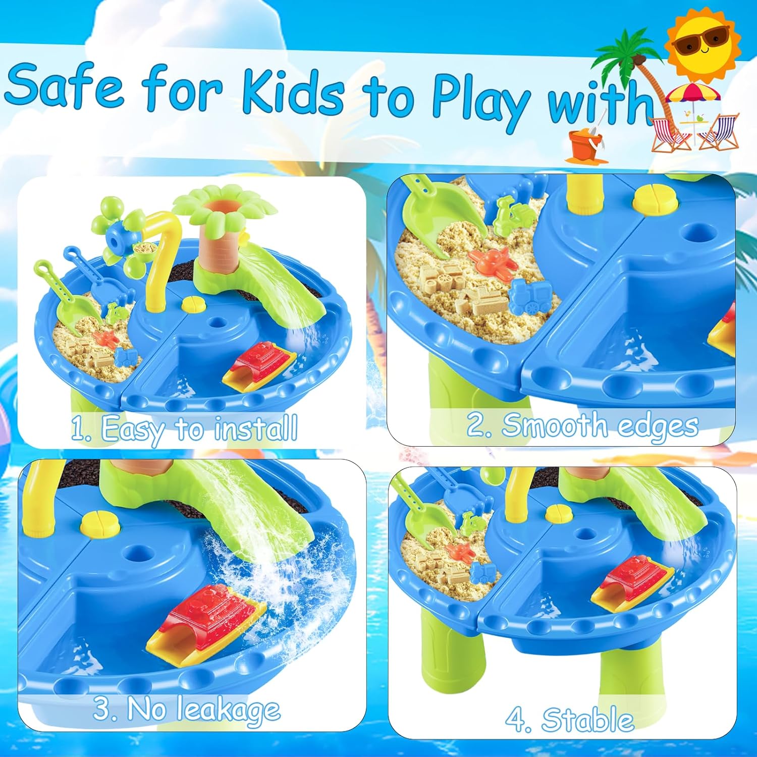 Water Table Sandbox for Kids O - Kids Outdoor Sensory Table review and price