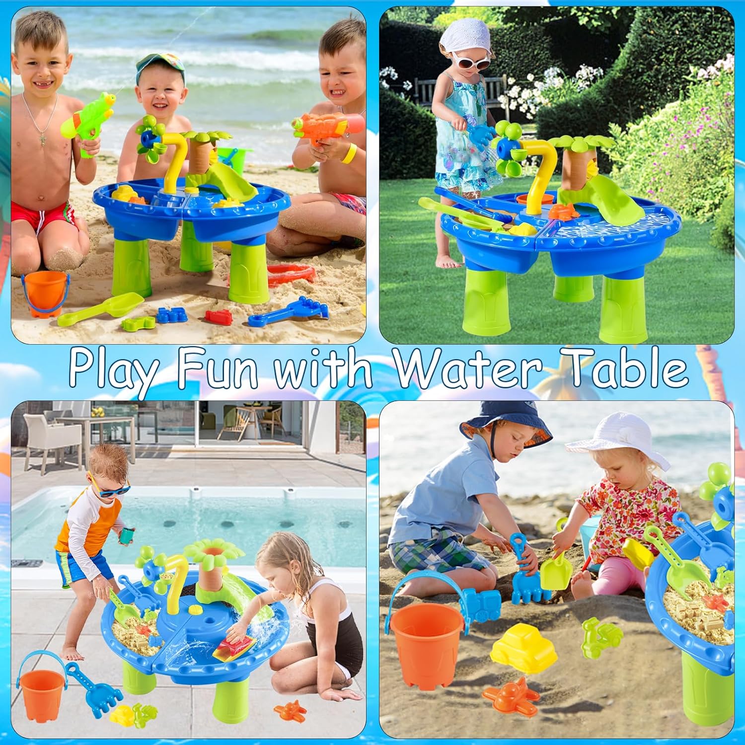Water Table Sandbox for Kids O - Kids Outdoor Sensory Table review and price