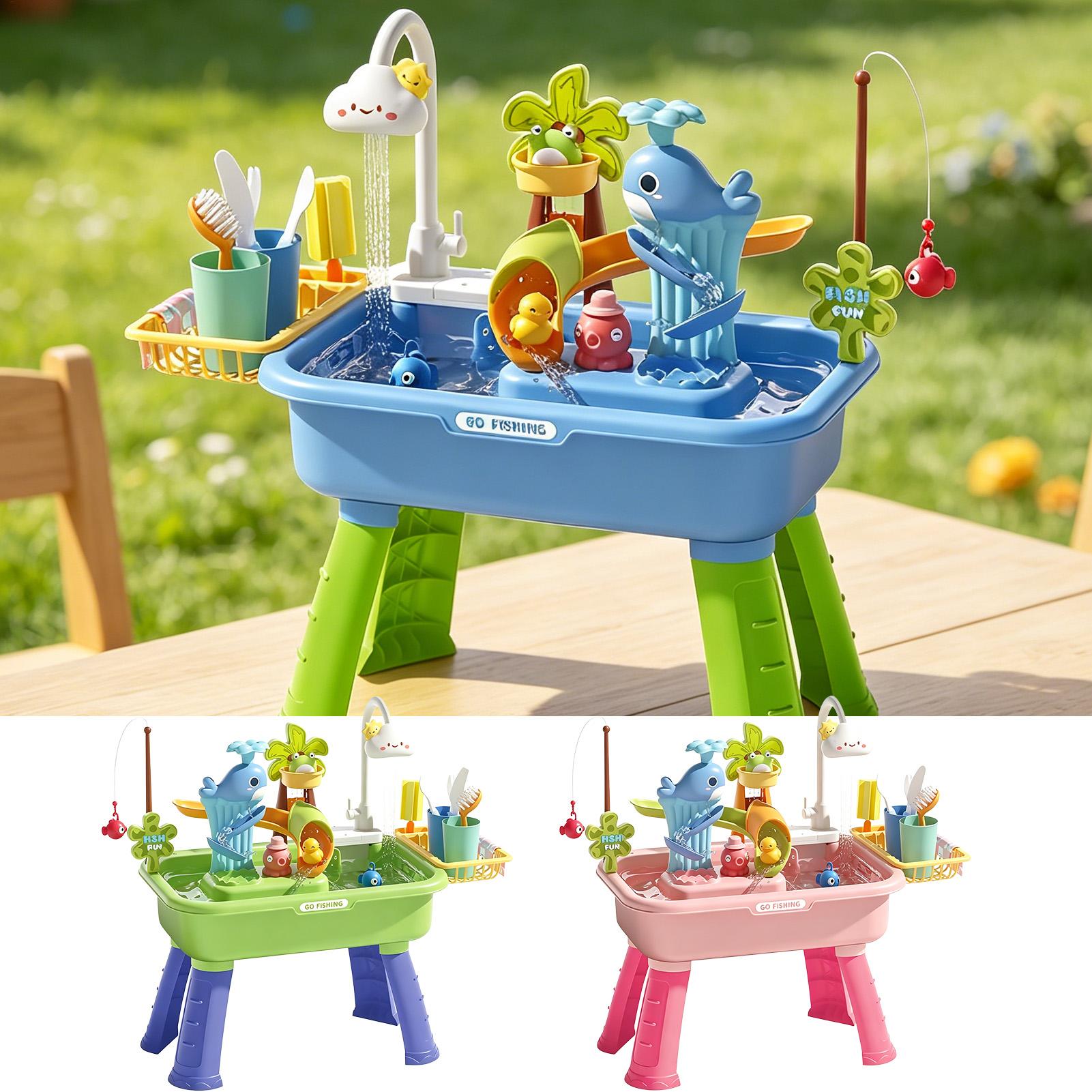 Kids Water Table with Pump, Se - Kids Outdoor Sensory Table review and price