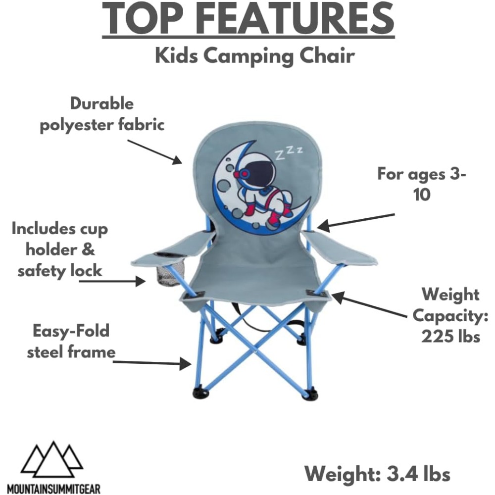 Kids Camping Chair - Foldable  - Kids Outdoor Foldable Chair review and price