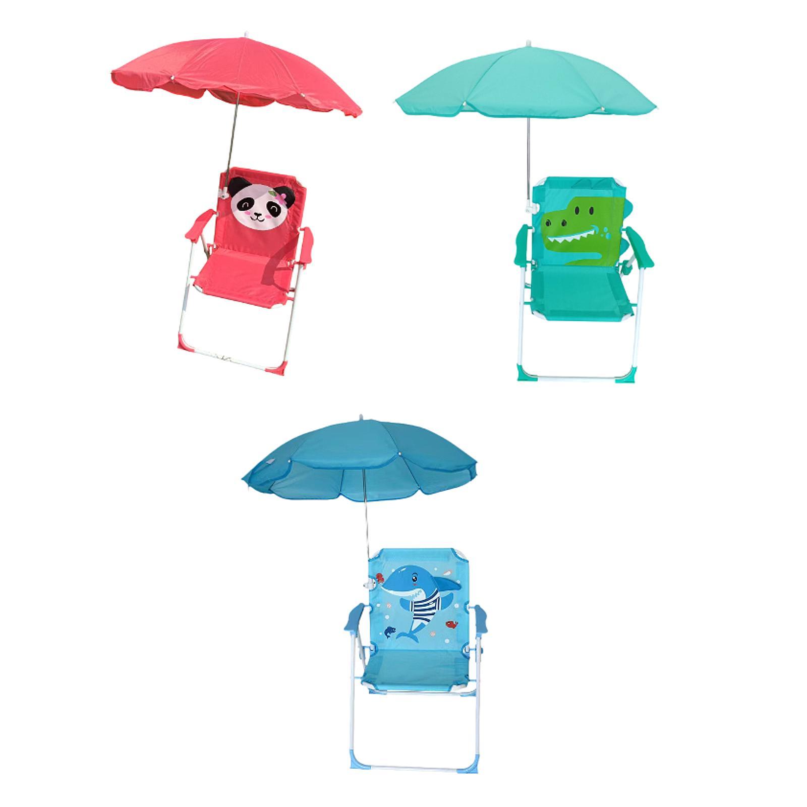 Kids Beach Chairs with Umbrell - Kids Outdoor Foldable Chair review and price