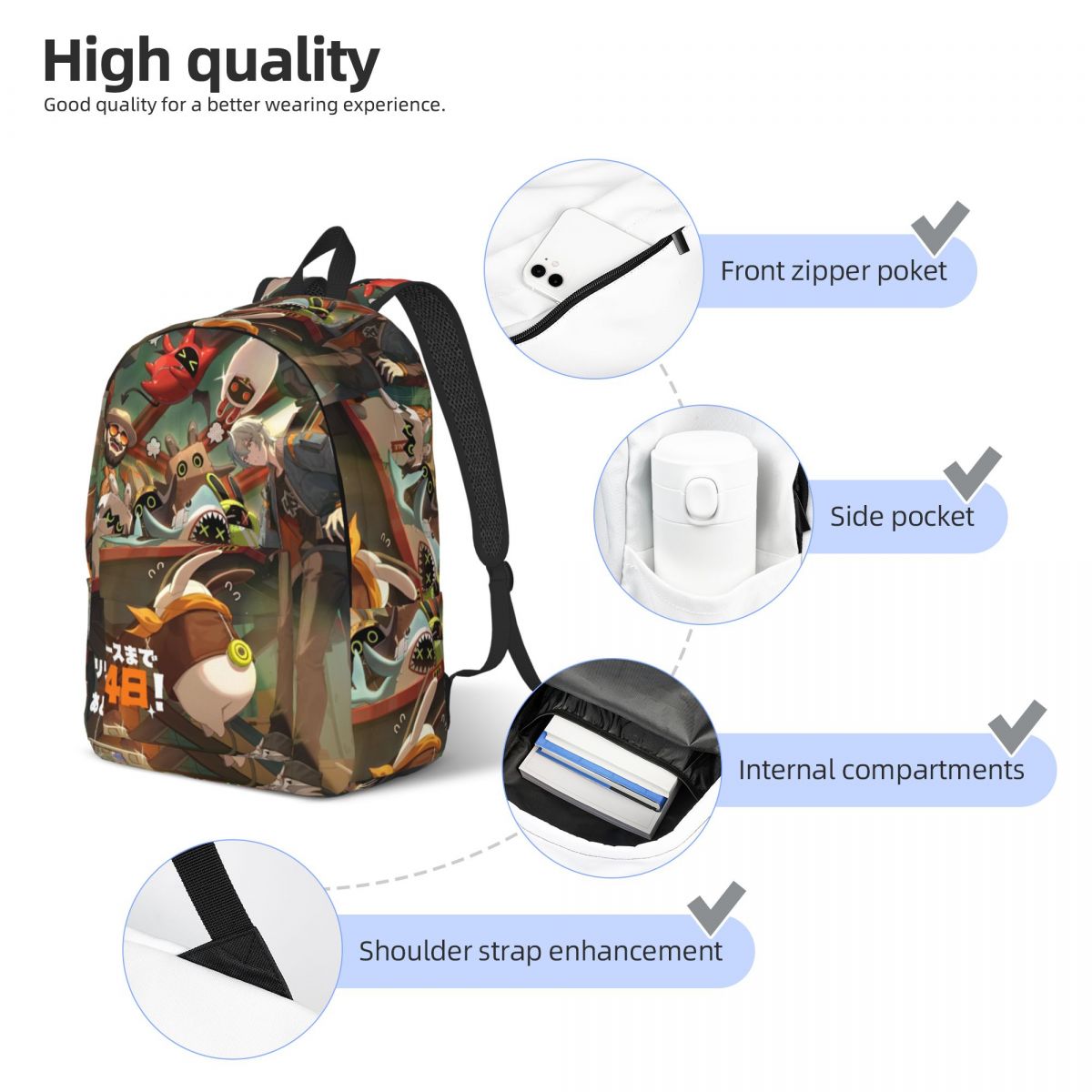 Zenless Zone Zero Backpack for - Kids Outdoor Zone review and price