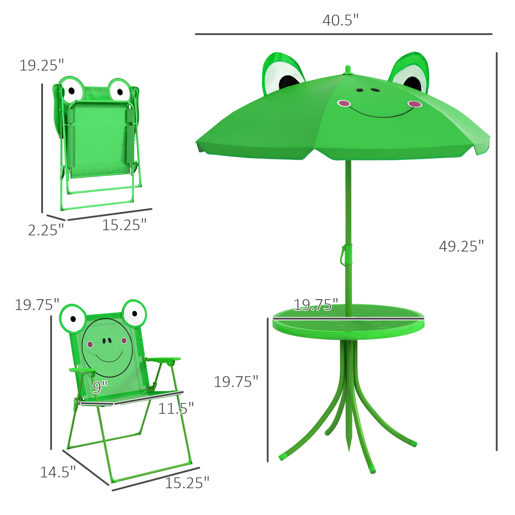 Kids Table and Chair Set, Outd - Kids Outdoor Folding Chair review and price