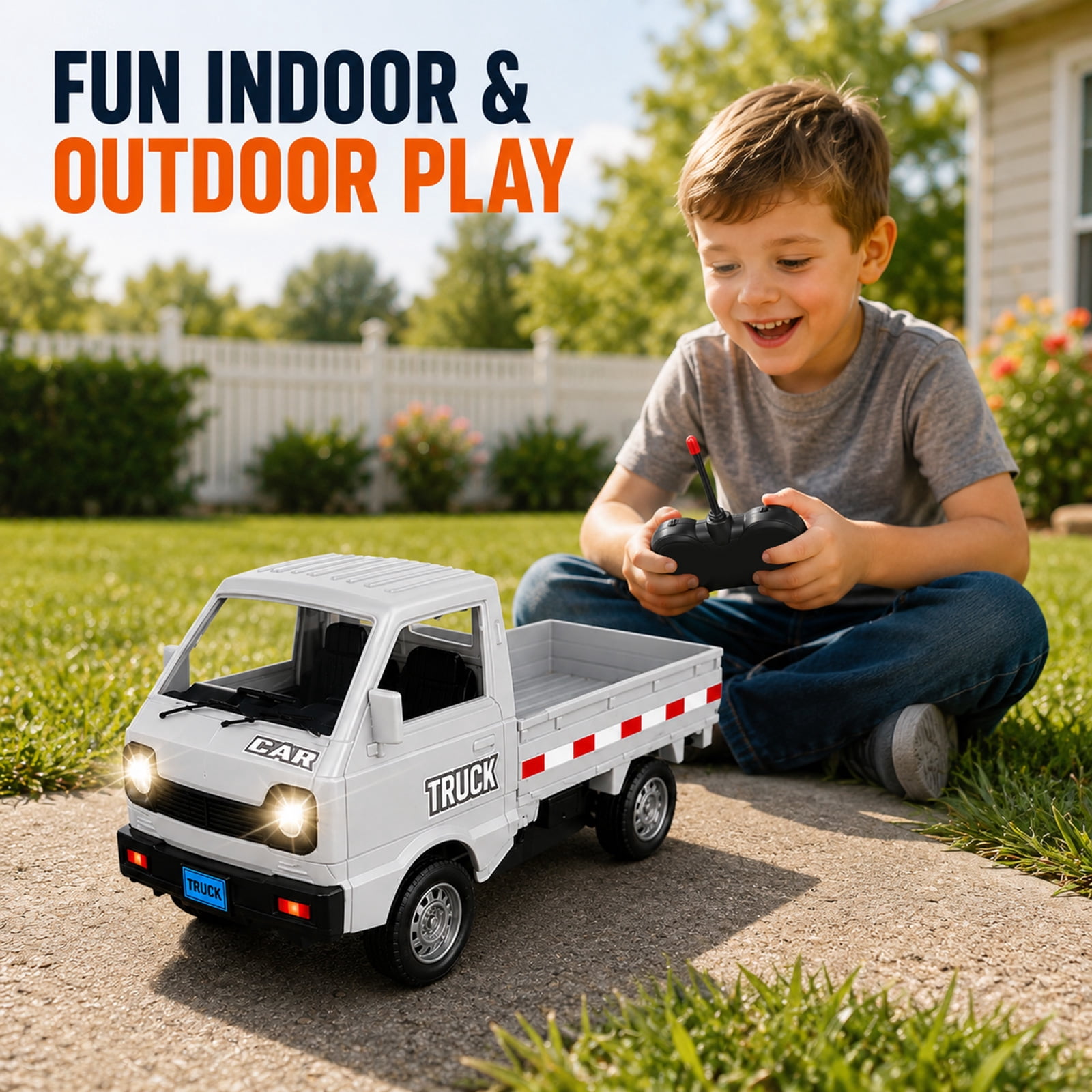 RC Pickup Truck Toy Remote Con - Kids Outdoor Electric Car review and price
