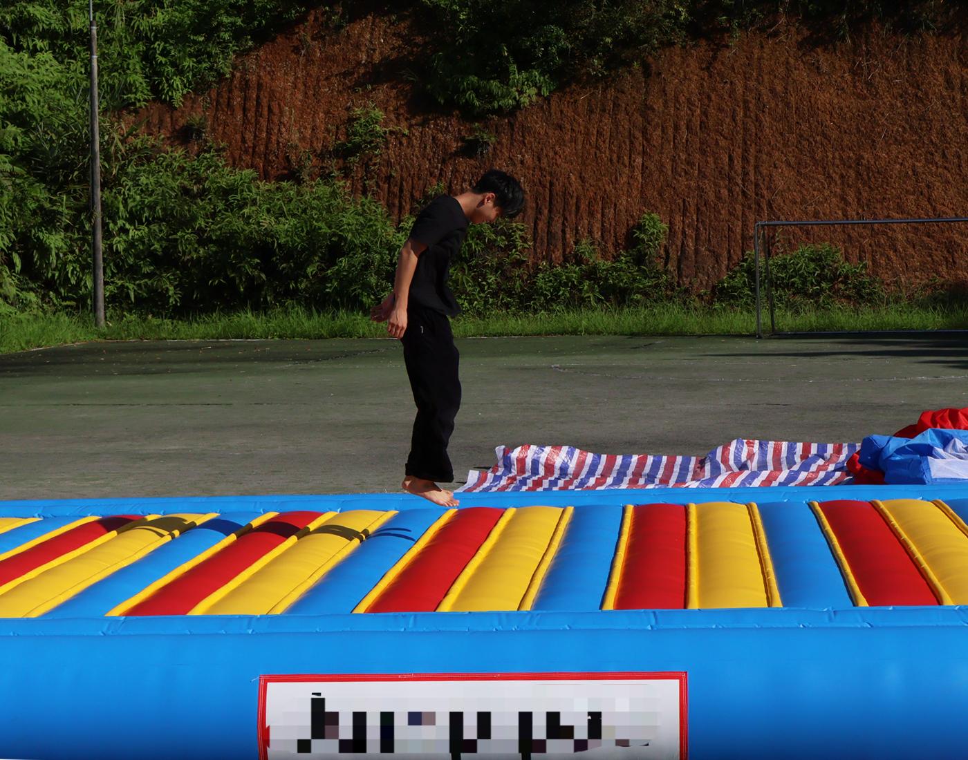 Inflatable Bounce Pad for Gym  - Kids Outdoor Gym review and price