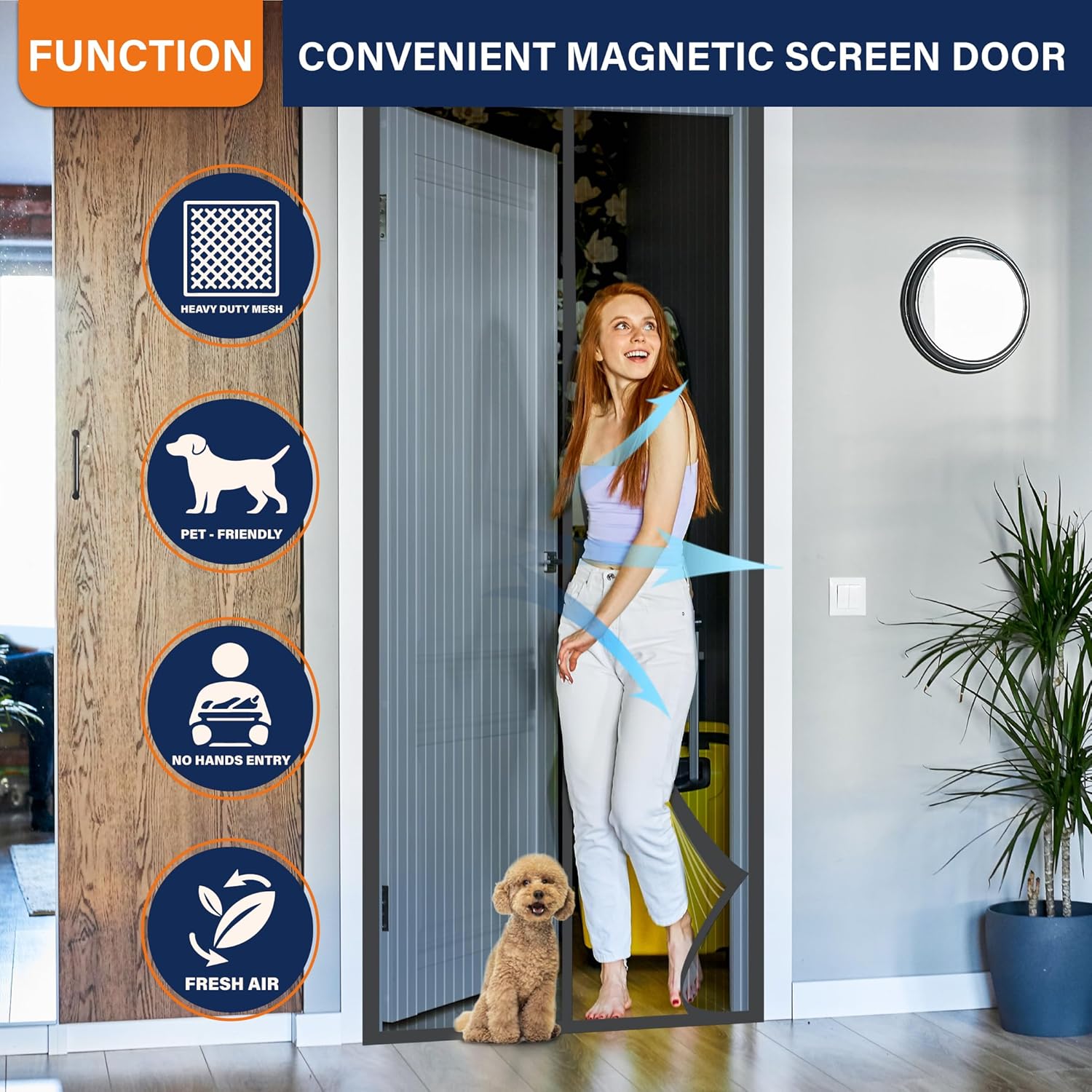 Magnetic Screen Door，Screen Do - Outdoor Kid Friendly review and price