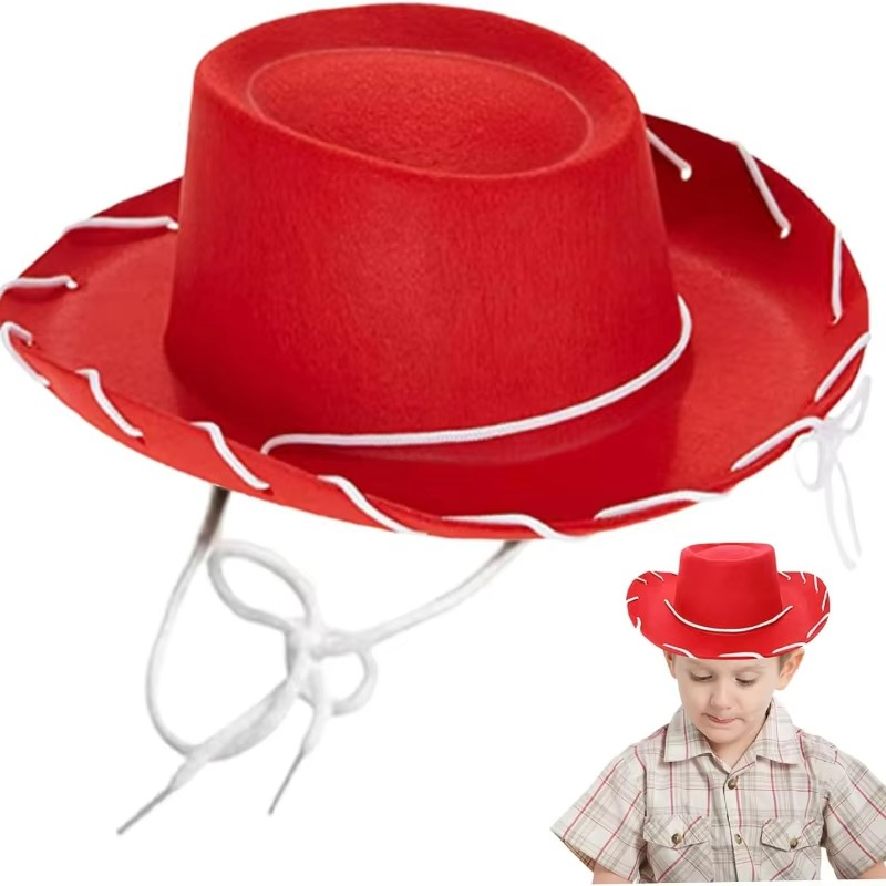 New Brown Red Felt Woody Cowbo - Kids Outdoor Climbing Structure review and price