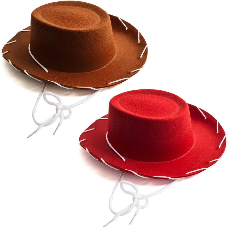 New Brown Red Felt Woody Cowbo - Kids Outdoor Climbing Structure review and price