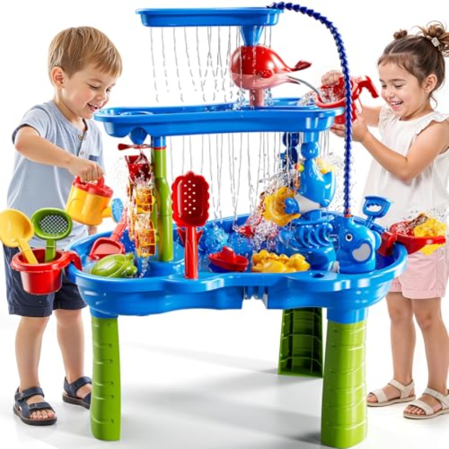 Outdoor water table for kids a - Kids Outdoor Sensory Table review and price