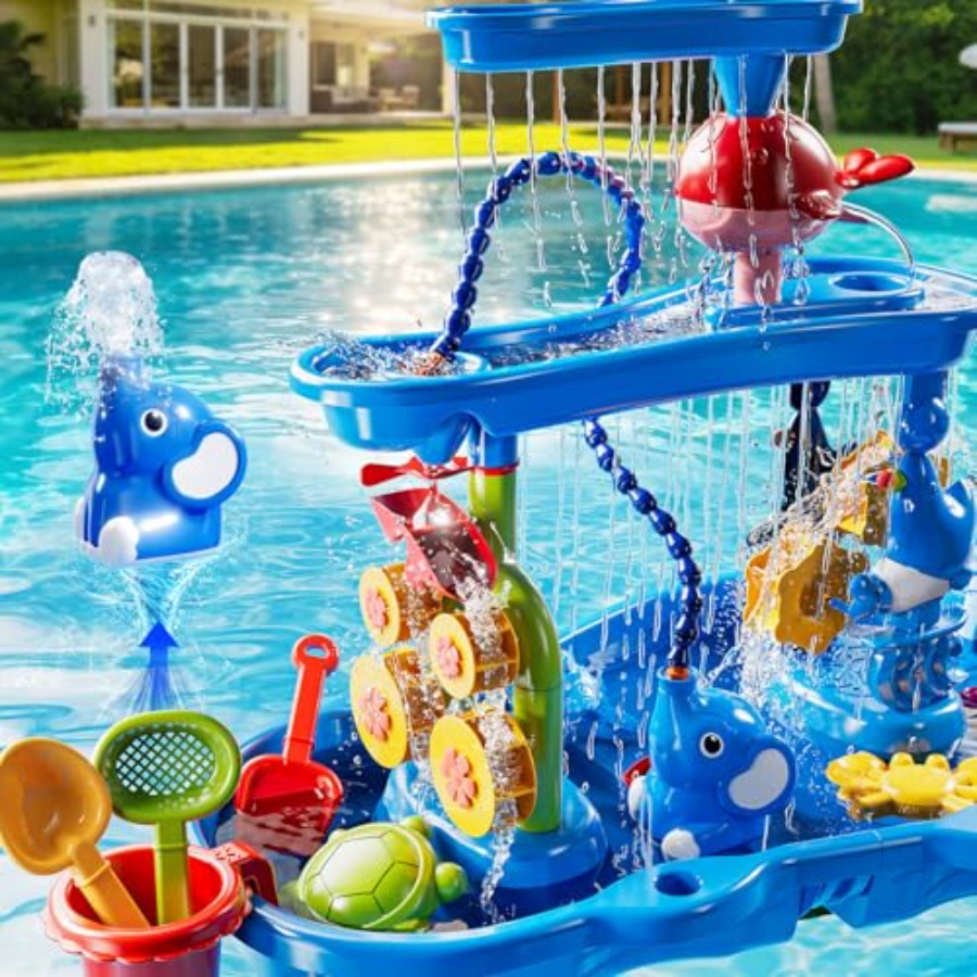 Outdoor water table for kids a - Kids Outdoor Sensory Table review and price