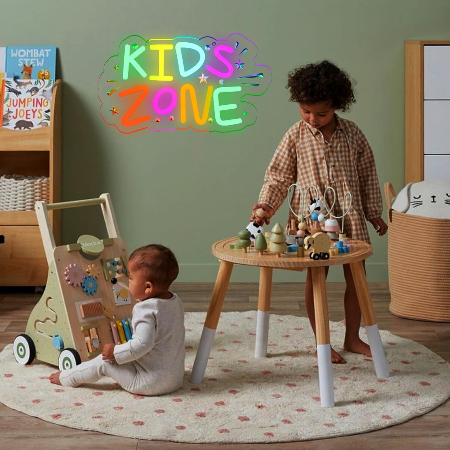 Kids Zone Neon Sign Art Wall L - Kids Outdoor Zone review and price