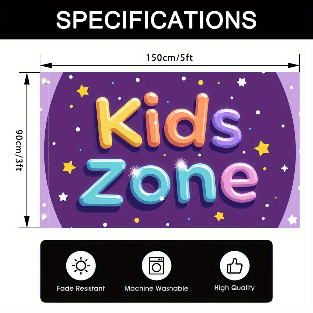 Kids Zone Garden Flag Durable  - Kids Outdoor Zone review and price