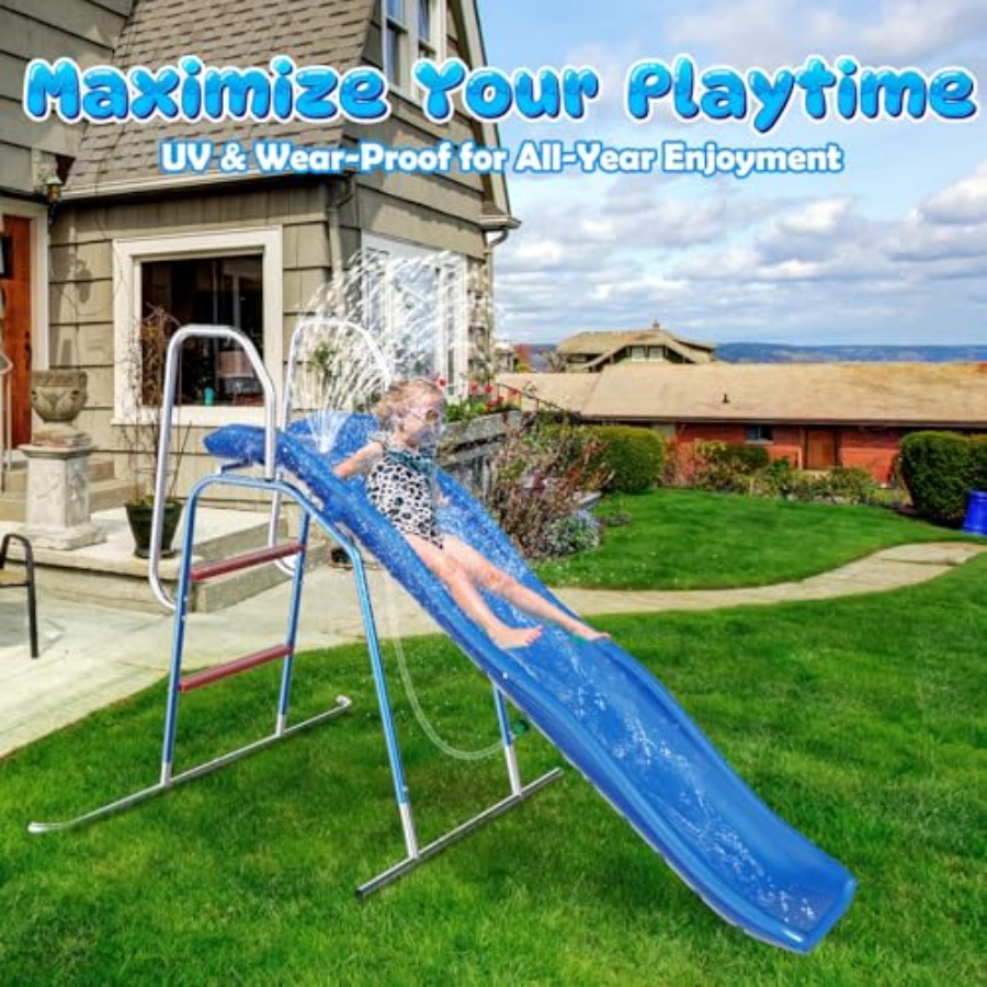 Backyard water slide for kids, - Kids Outdoor Zone review and price