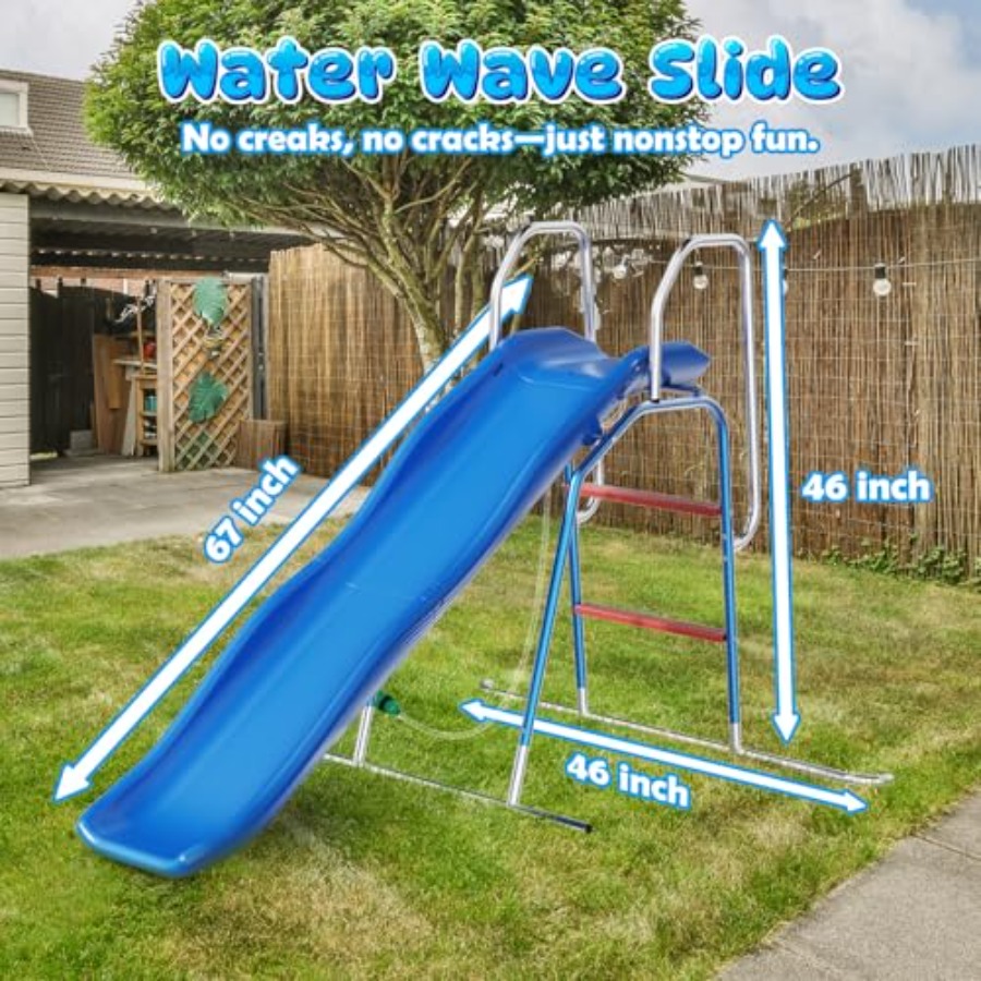 Backyard water slide for kids, - Kids Outdoor Zone review and price
