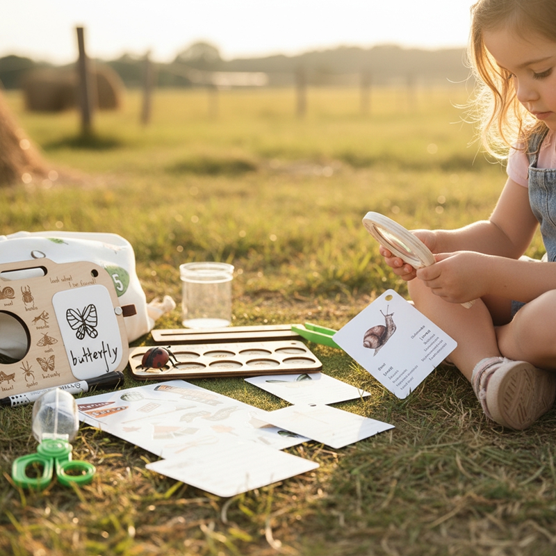 Kid Montessori Toys Baby Outdo - Kids Outdoor Explorer Set review and price