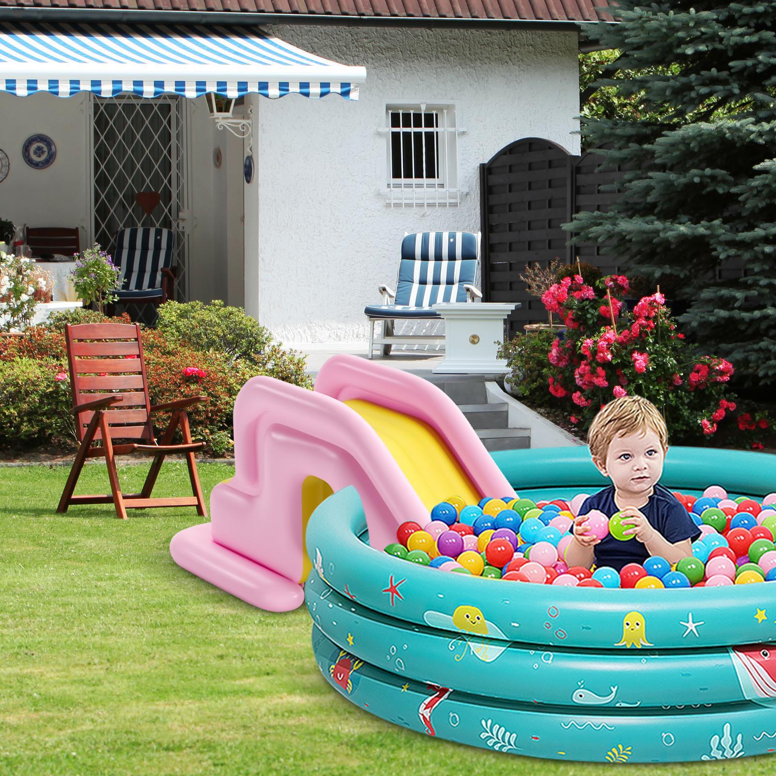 Inflatable Water Slide Compact - Kids Outdoor Climbing Structure review and price