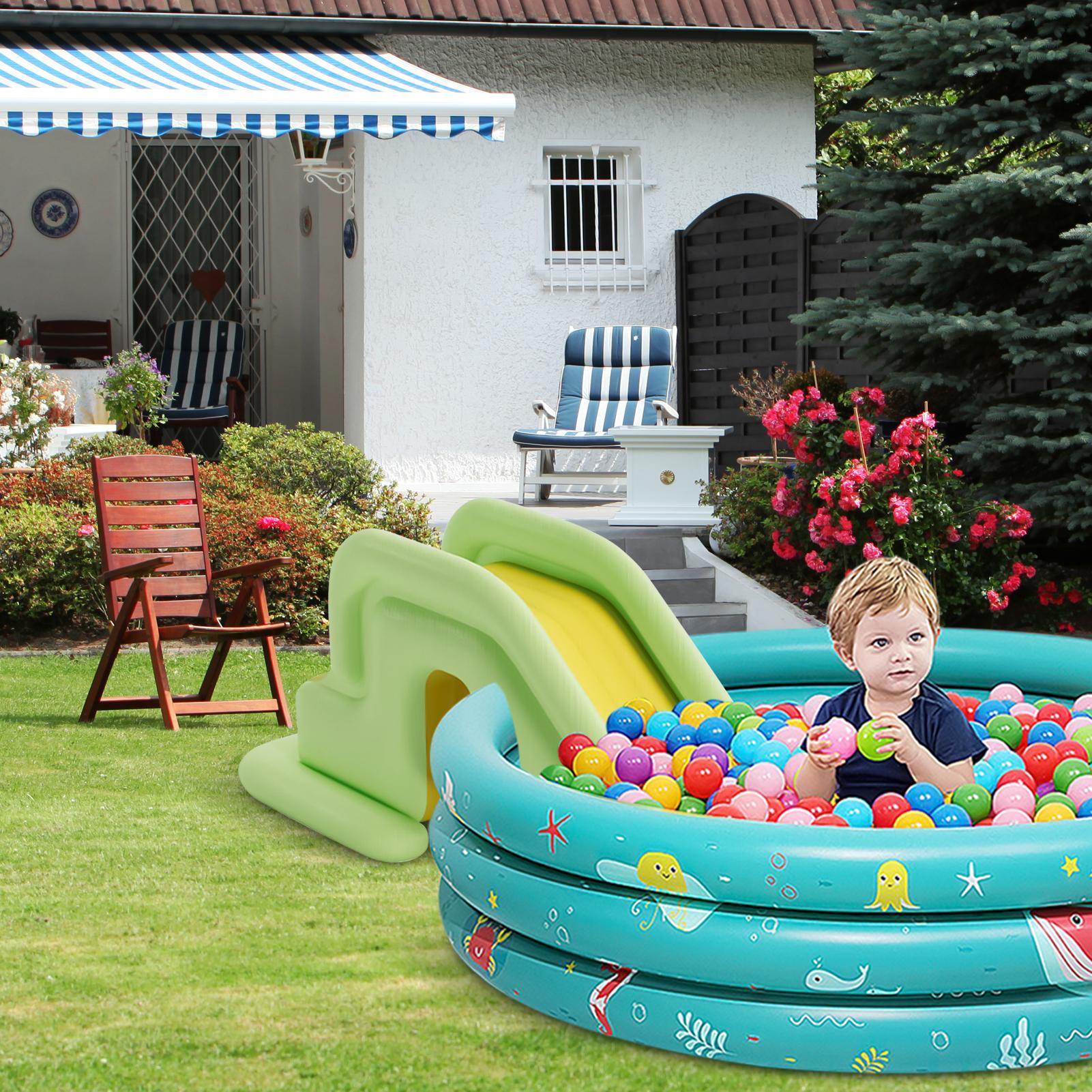 Inflatable Water Slide Compact - Kids Outdoor Climbing Structure review and price