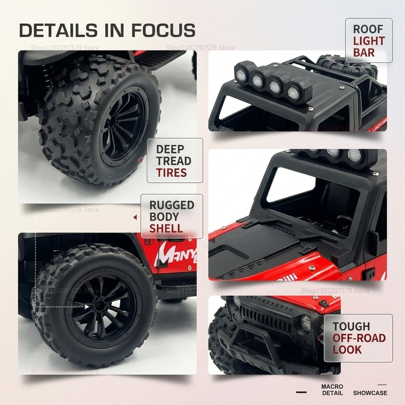 New Alloy JEEP Racing 1:16 Sca - Kids Outdoor Jeep review and price