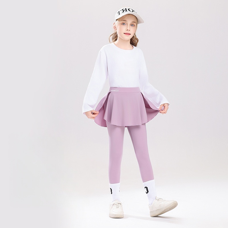 2026 New Girls Skirted Legging - Kids Outdoor Yoga review and price