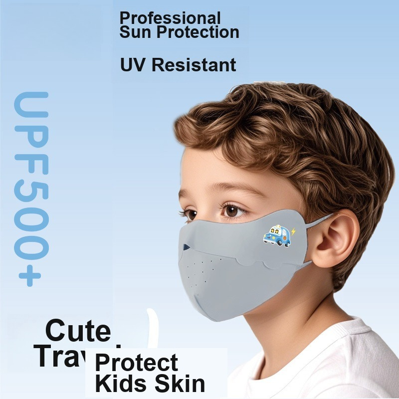 Kids Ice Silk Face Mask Cute P - Outdoor Kid Friendly review and price