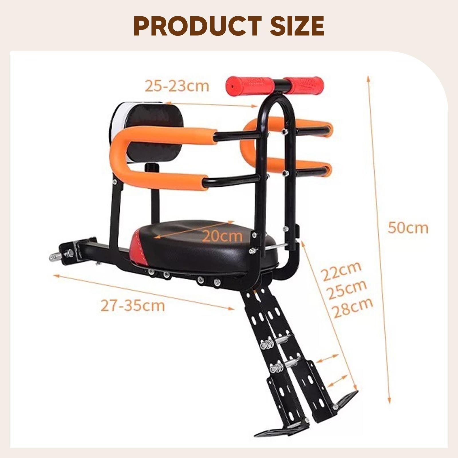 Foldable Kids Bike Seat with G - Kids Outdoor Foldable Chair review and price