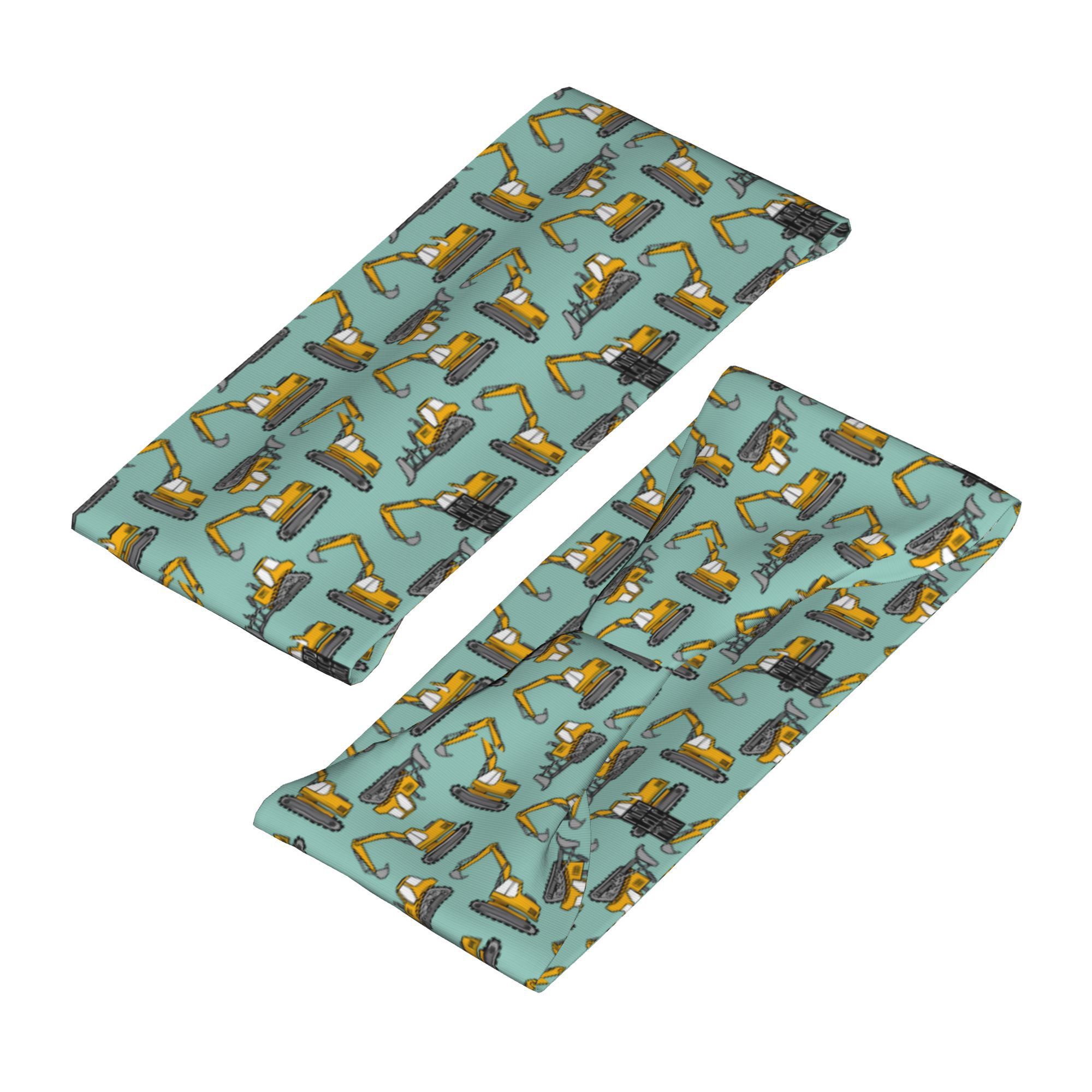 Cartoon Excavator Print Headba - Kids Outdoor Yoga review and price