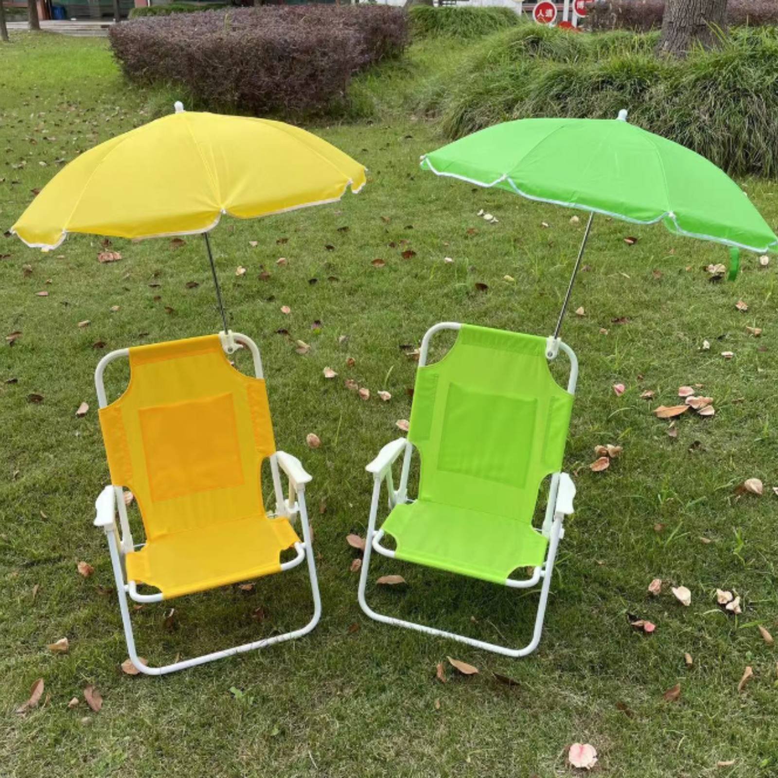 Beach Chair with Umbrella Fold - Kids Outdoor Foldable Chair review and price